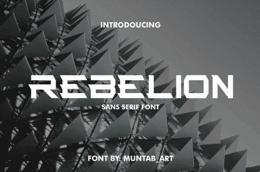 Rebelion Font