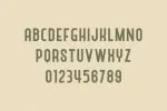 Recalium Stencil Sans Serif