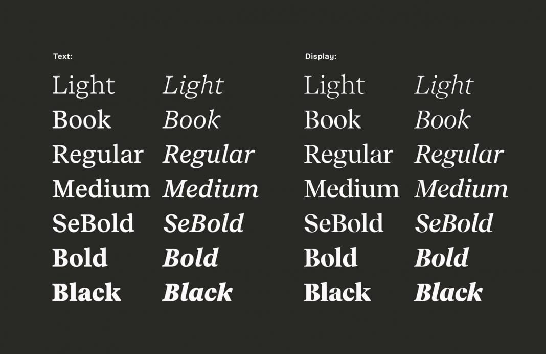 Recife Font Families