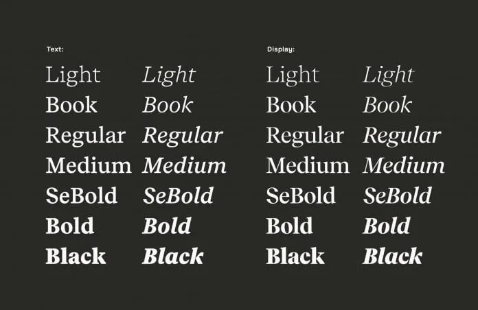 Recife Font Families