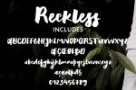 Reckless A Thick Brush Font