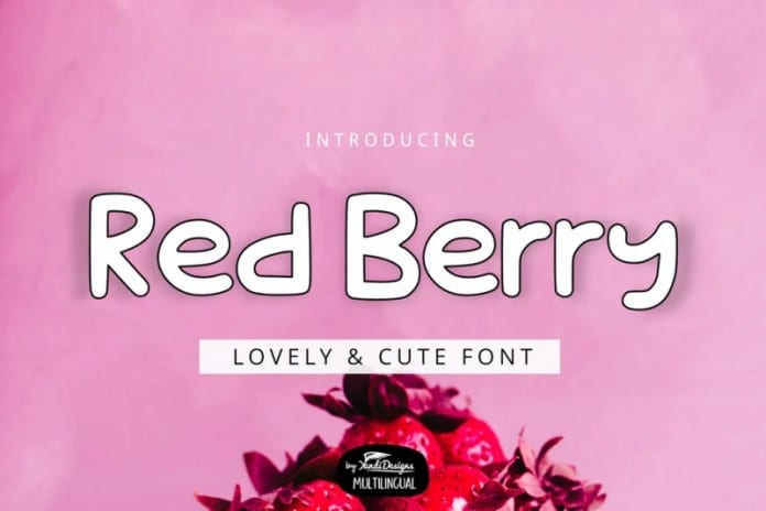 Red Berry Font