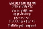 Red Gradient Font
