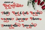 Red Marble Font