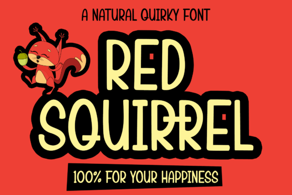 Red Squirrel Font