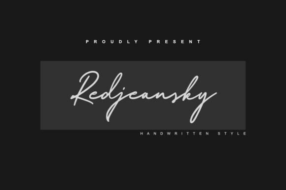Redjeansky Font
