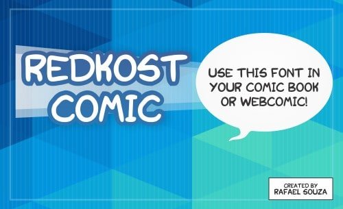Redkost Comic Font