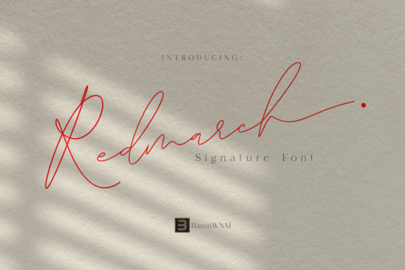 Redmarch Font