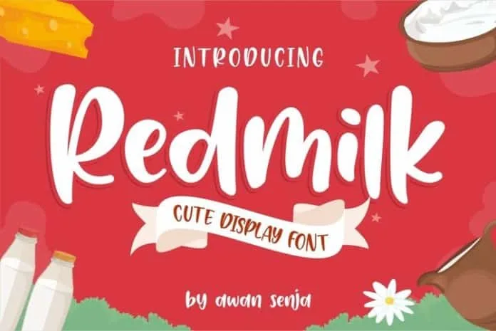 Redmilk Font