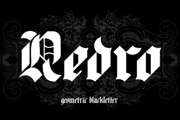 Redro font
