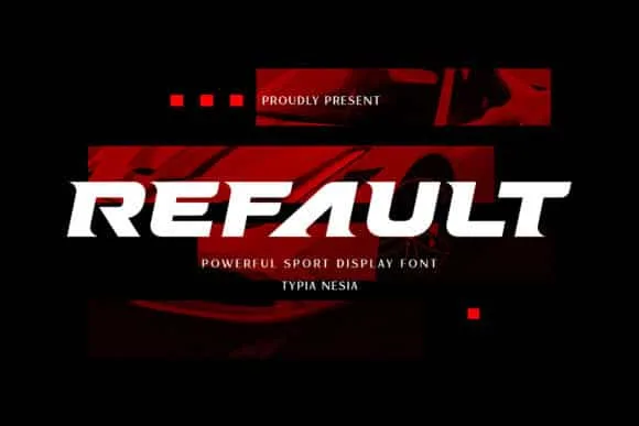 Refault font Refault font
