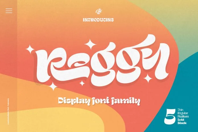 Reggy - Fun Retro Display Font