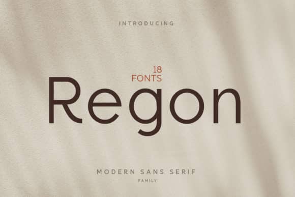 Regon Font