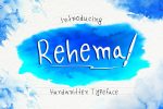 Rehema Handwritten Typeface Font