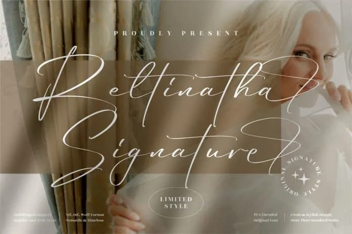 Reltinatha Signature - Stylish Script Font