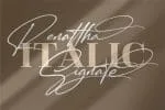 Renattha Signate Font