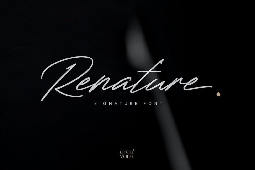 Renature - Elegant Signature Font
