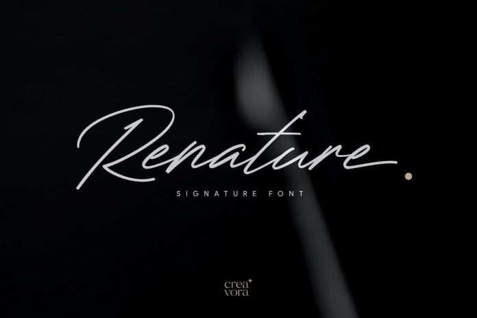 Renature - Elegant Signature Font