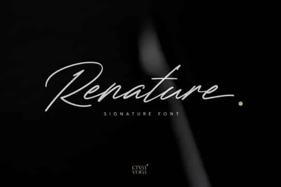 Renature Font Renature Font