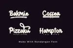 Rendangan Font