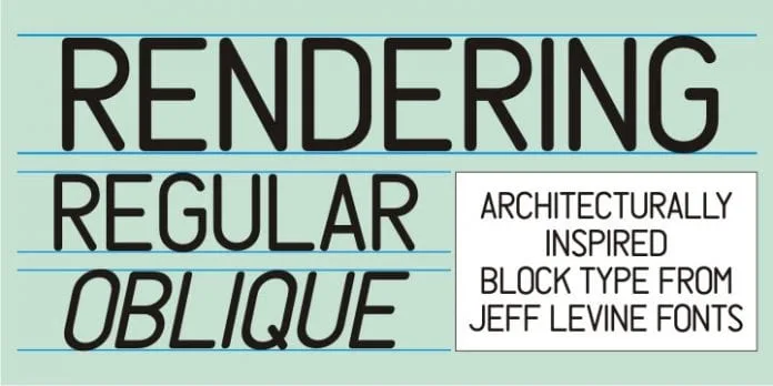 Rendering JNL Font Pair