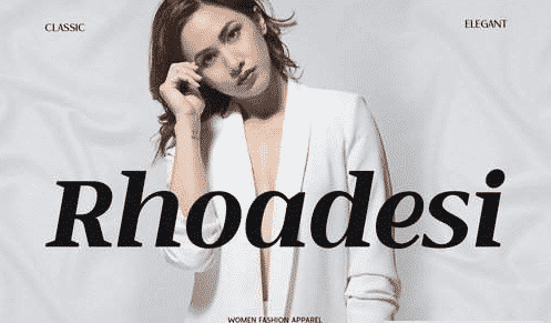 Renstoria - Classy Retro Italic Serif Font