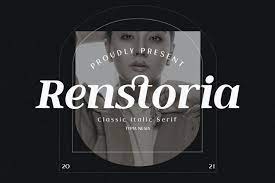 Renstoria font