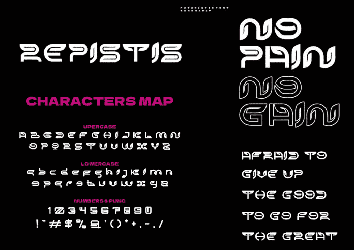 Repistis Display Font