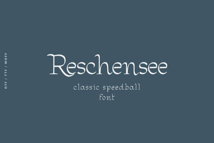 Reschensee Font