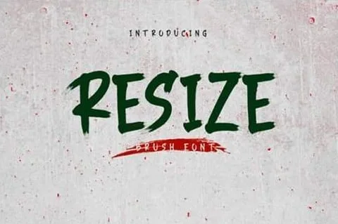 Resize Font
