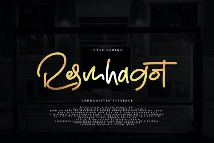 Resmhagot Font
