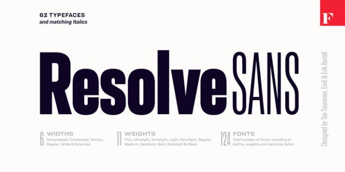 Resolve Sans Font Family