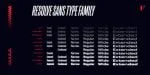 Resolve Sans Font Family