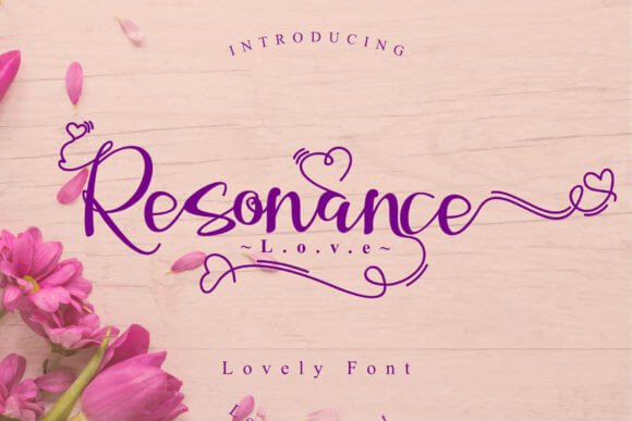 Resonance Love Font