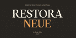 Restora Neue Font Family