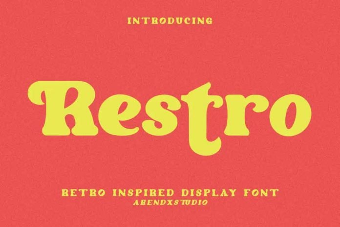 Restro - Display Font