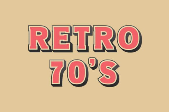 Retro 70s Font