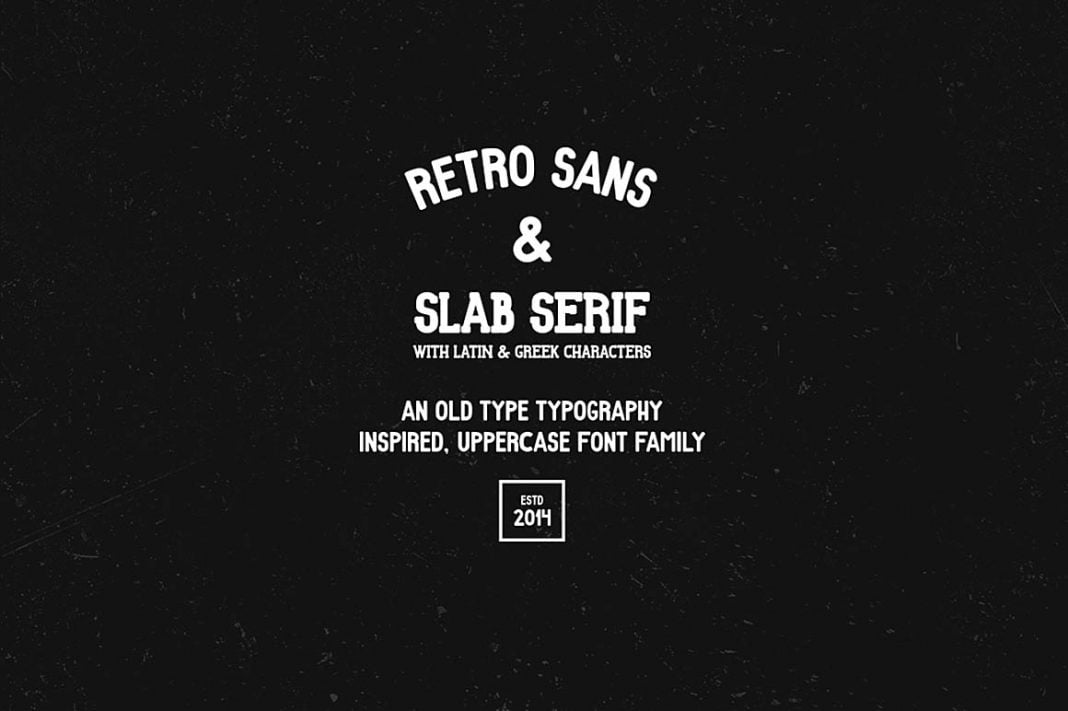 Retro Sans & Serif Font