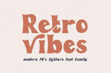 Retro Vibes | Vintage Bold Font