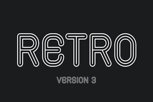 Retro v3 Font
