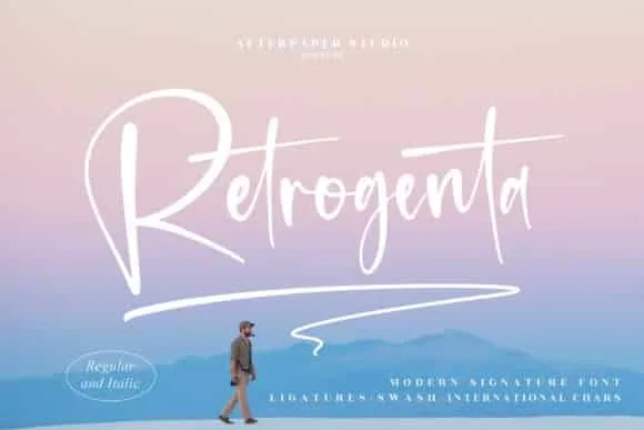 Retrogenta Font