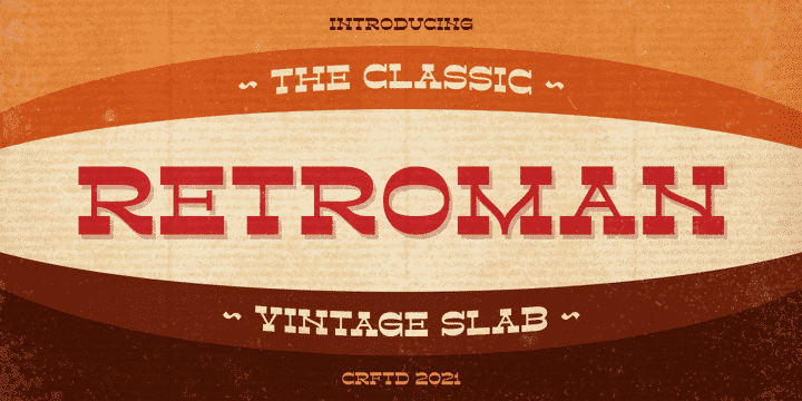 Retroman Family 2 Styles Font