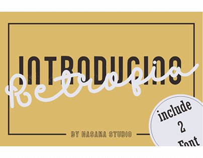 Retropia Duo Font