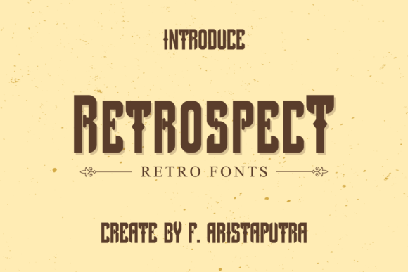 Retrospect Font