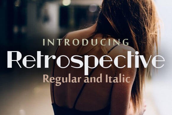 Retrospective Font