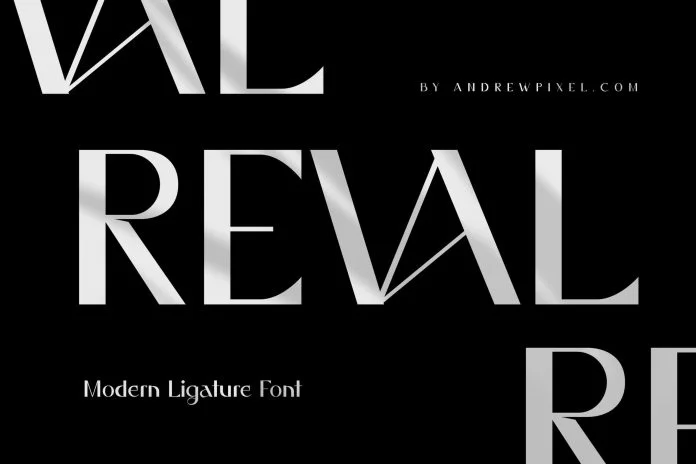 Reval - Modern Ligature Font