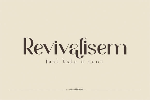 Revivalisem Font