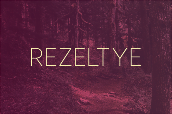 Rezeltye Font