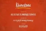 Rhinestone Font