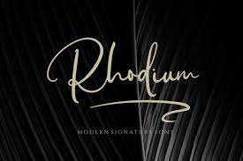 Rhodium Font